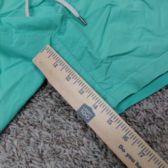 Polo Ralph Lauren Swim Trunks Mens Medium Light Green Mesh Lined Pony 5" Preppy - Picture 8 of 8